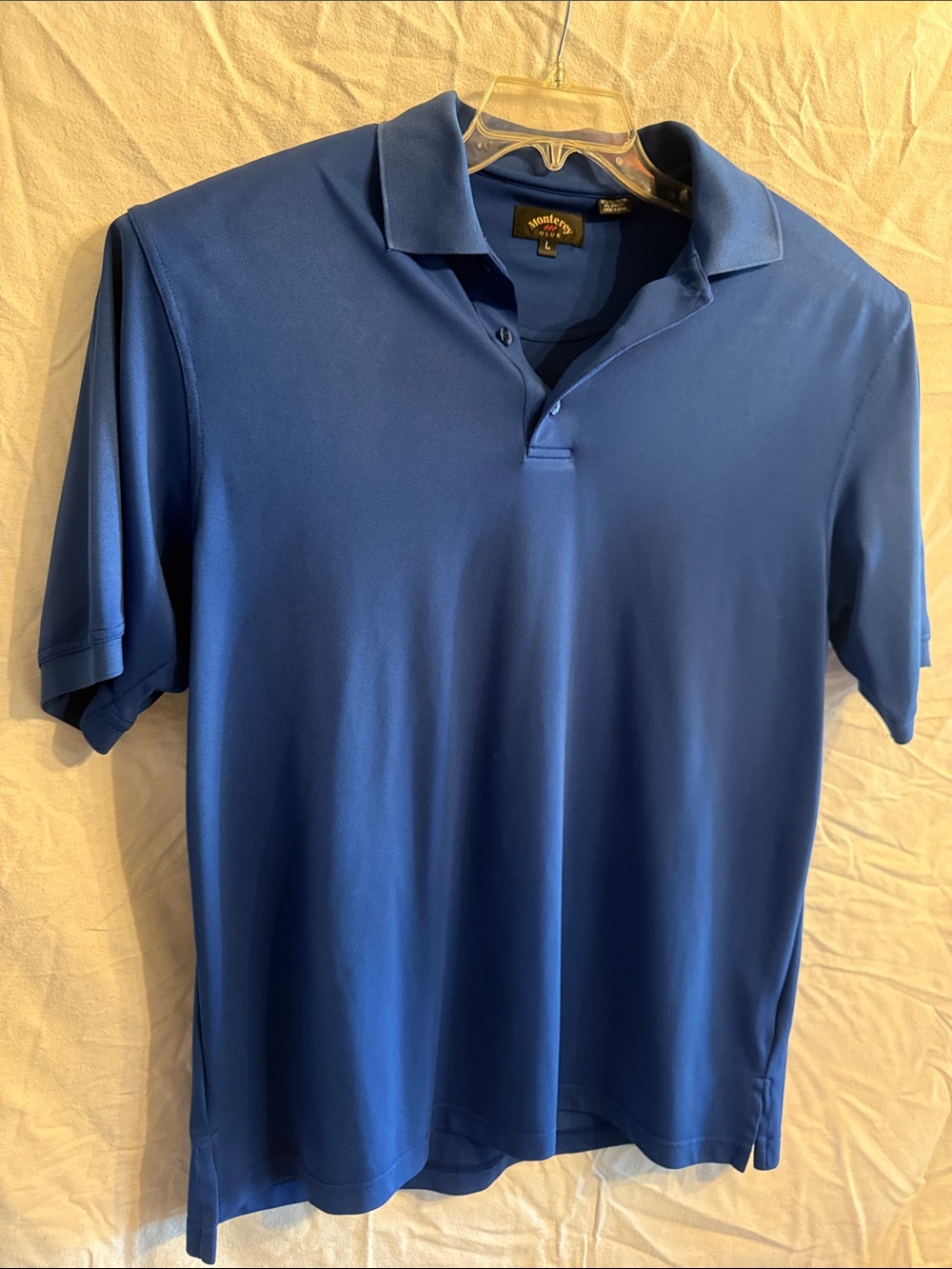 Men's Royal Blue Short-Sleeve Polo - Monterey Club